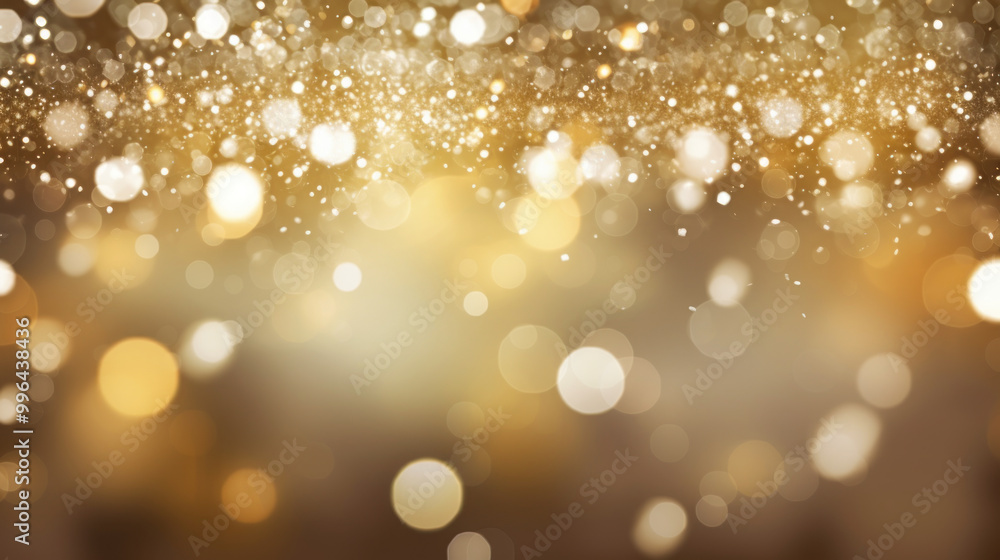 Blur bookeh silver lights or flashes on a light yellow color background Blur bookeh silver lights or flashes on a light yellow color background