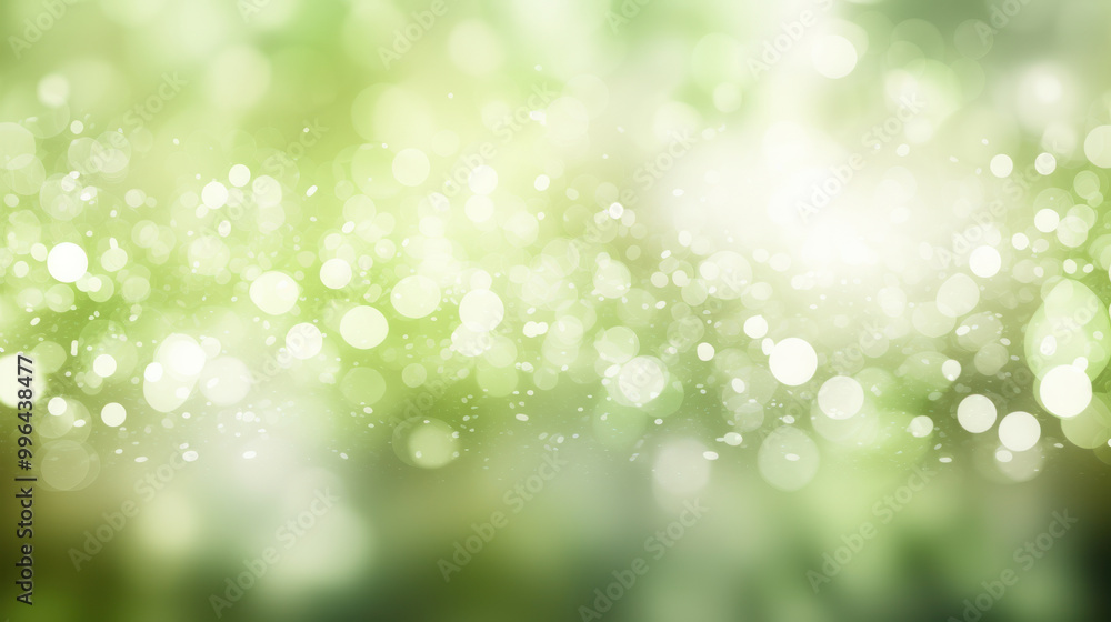 Blur bookeh silver lights or flashes on a light lime color background Blur bookeh silver lights or flashes on a light lime color background