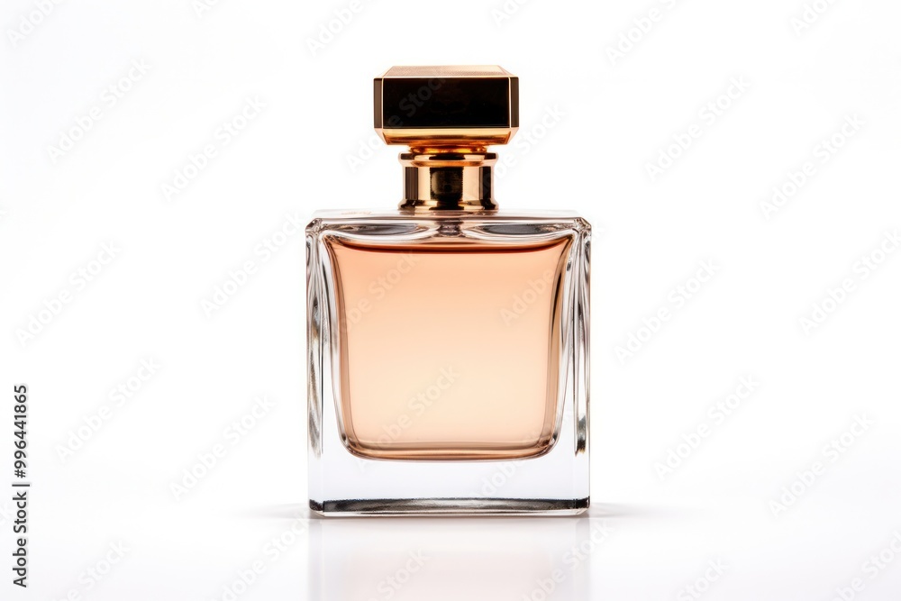 A simple and understated perfume bottle with a focus on the fragrance itself A simple and understated perfume bottle with a focus on the fragrance itself