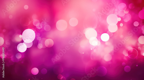 Blur bookeh colorful lights or flashes on a fuchsia color background