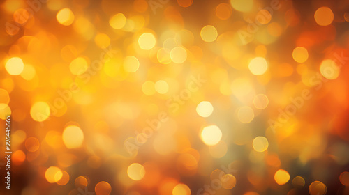 Blur bookeh colorful lights or flashes on a dark yellow color background