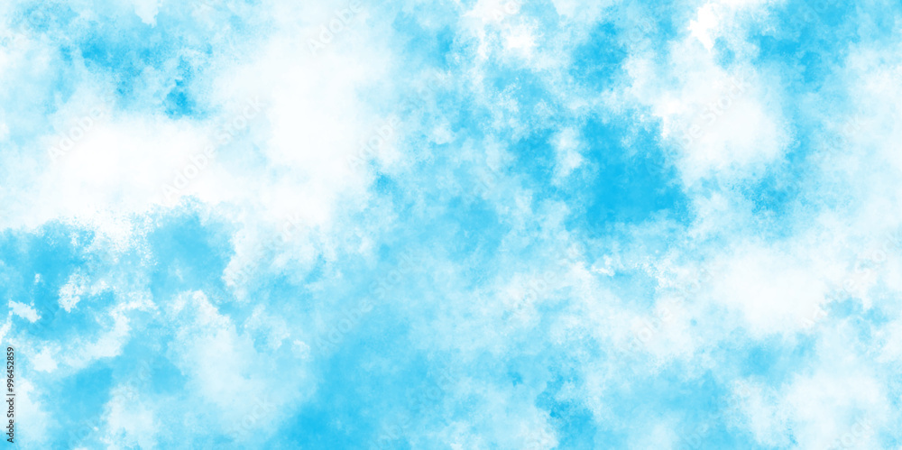 Sky blue Aquarelle paint paper textured canvas element, Hand painted light blue background with watercolor. soft color gradient Blue watercolor clouds on white background. Sky blue Aquarelle paint paper textured canvas element, Hand painted light blue background with watercolor. soft color gradient Blue watercolor clouds on white background.