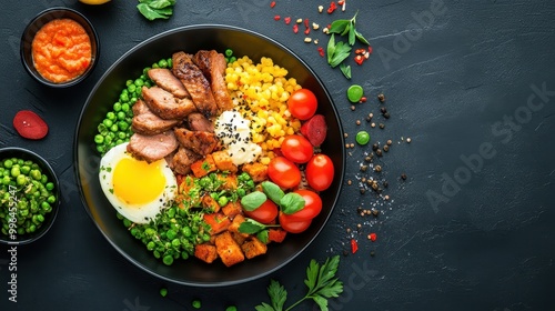 Wallpaper Mural Healthy dog food presented like a gourmet dish, premium look Torontodigital.ca