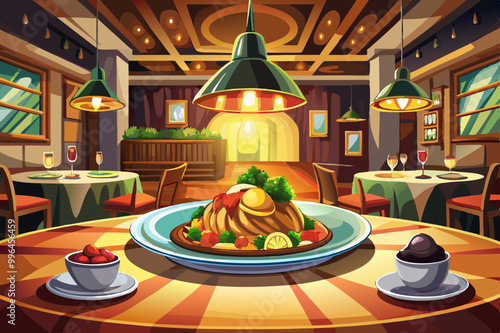 Elegant dish, enhancing the ambience and the gastronomic experience.