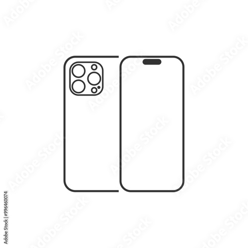 Smartphone icon. Gadget symbol modern, simple, vector, icon for website design, mobile app, ui. Vector Illustration