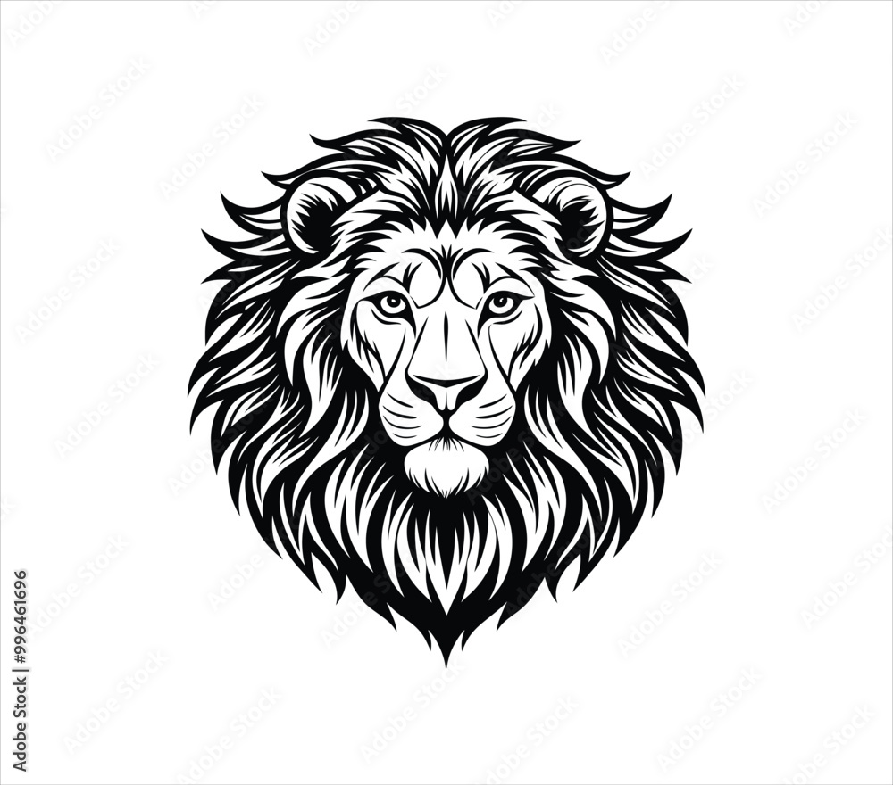 Lion black silhouette icon vector. Lion icon isolated on a white background. Walking lion icon vector Lion black silhouette icon vector. Lion icon isolated on a white background. Walking lion icon vector