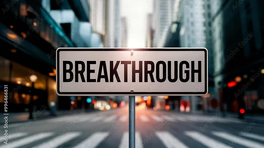 Obraz premium A white sign with black text 