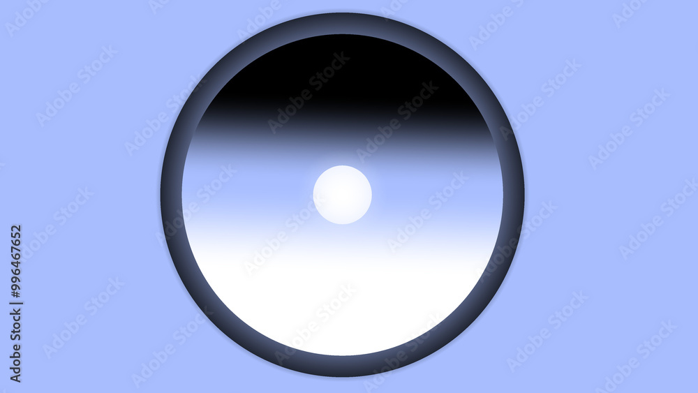 Kreis in blau und schwarz mit Glanzeffekt Kreis in blau und schwarz mit Glanzeffekt