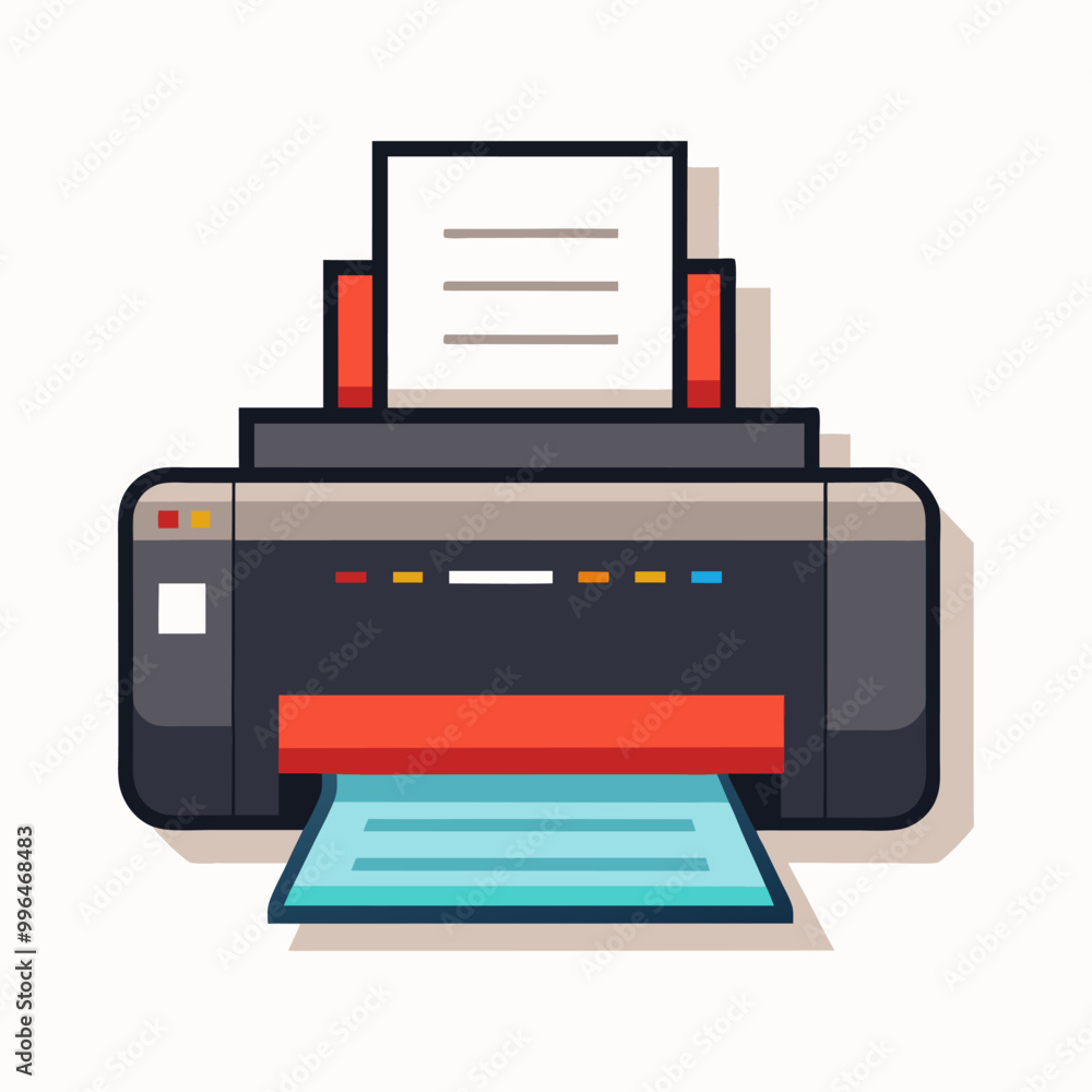 printer vector illustration printer vector illustration