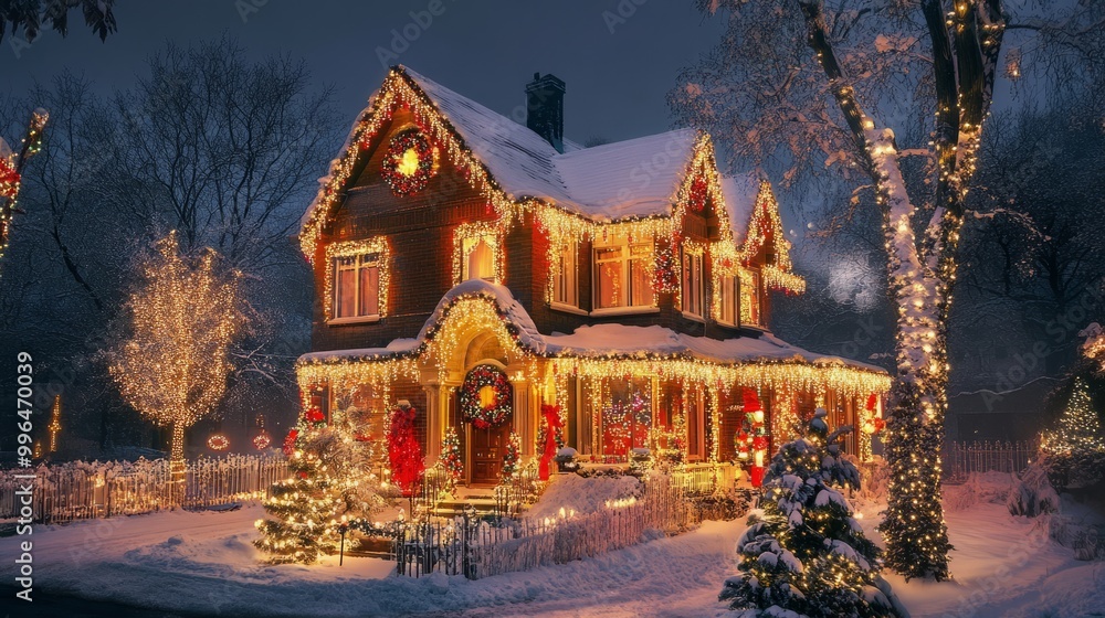 Fototapeta premium National Christmas Lights Day