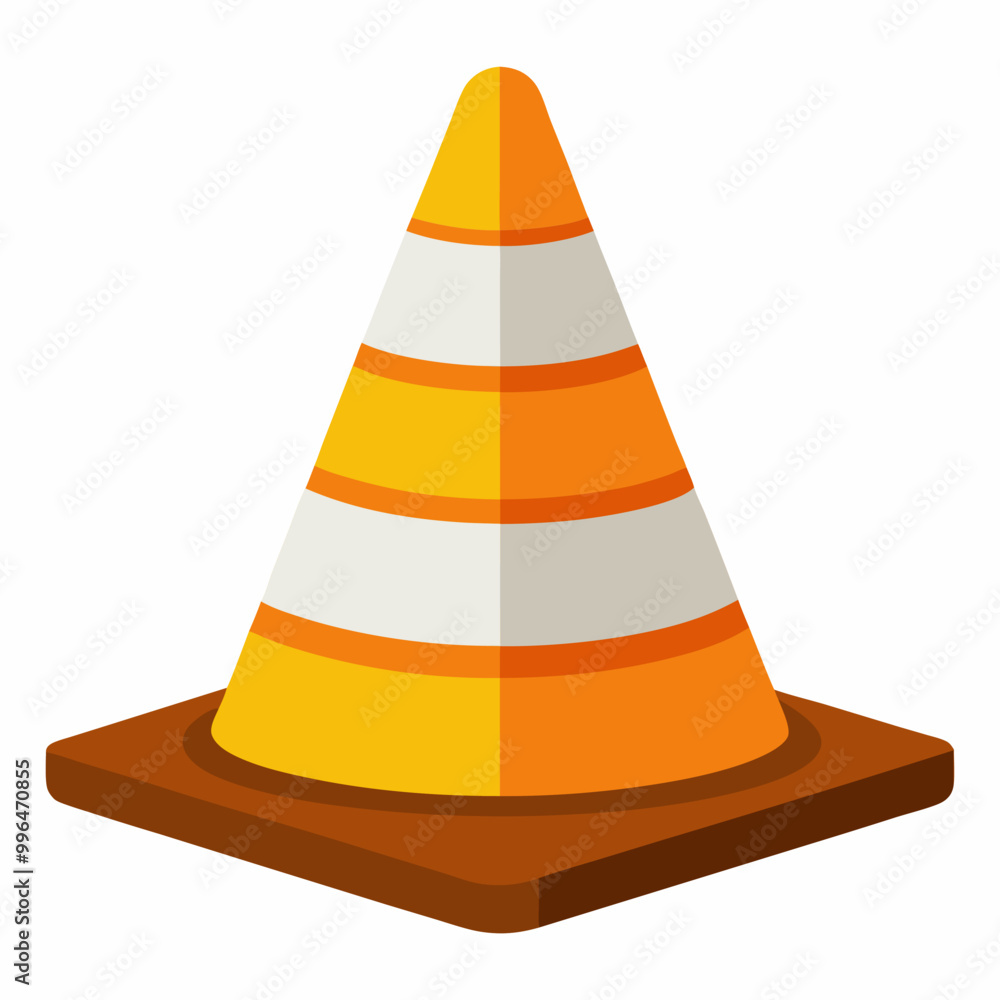 traffic cone icon vector illustration traffic cone icon vector illustration
