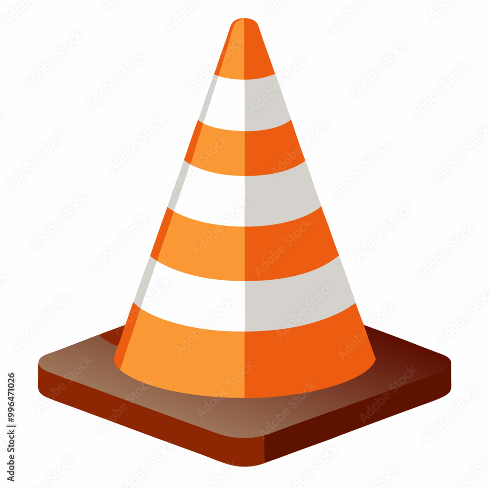 traffic cone icon vector illustration traffic cone icon vector illustration
