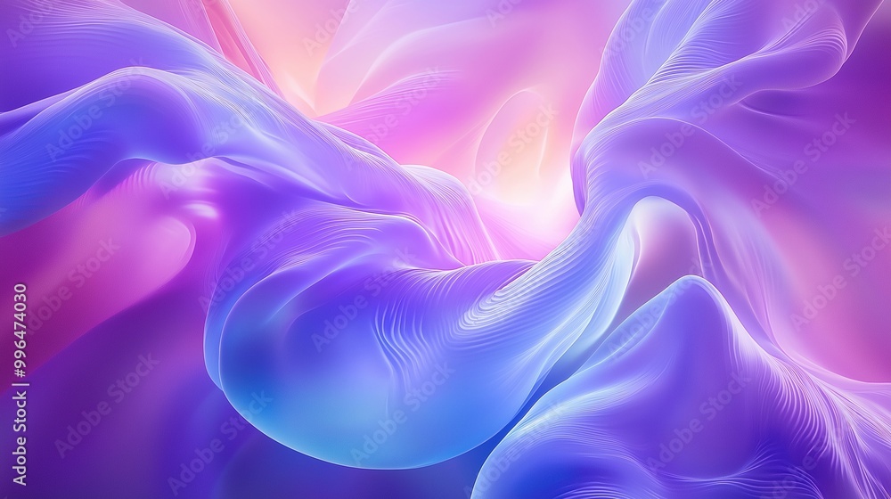 Fototapeta premium Abstract Colorful Fluid Waves