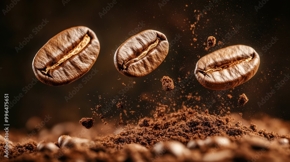 The Floating Coffee Beans The Floating Coffee Beans