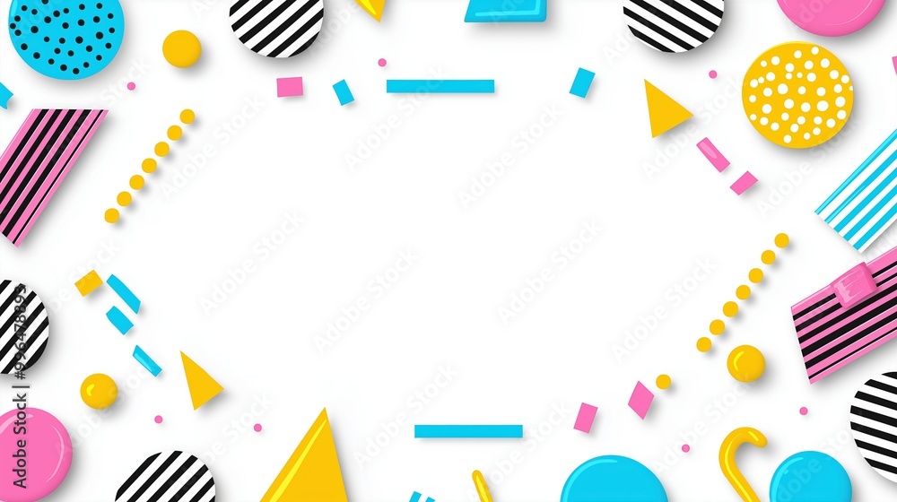 Colorful Geometric Shape Background Colorful Geometric Shape Background