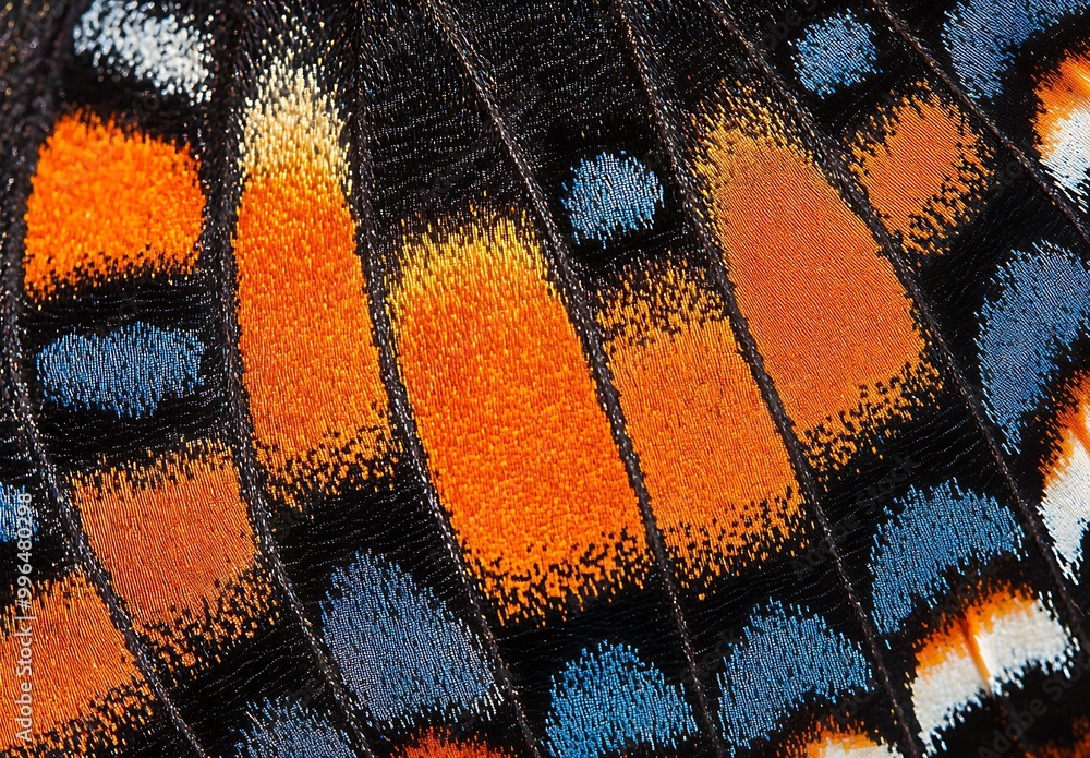 Close-up of butterfly wings, macro photography Close-up of butterfly wings, macro photography