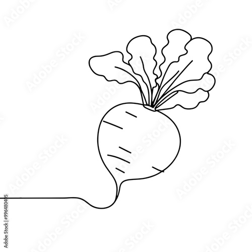 A carrot is drawn in black and white. The carrot is the main focus of the image, and it is the only thing that is drawn in color. The carrot is positioned in the center of the image