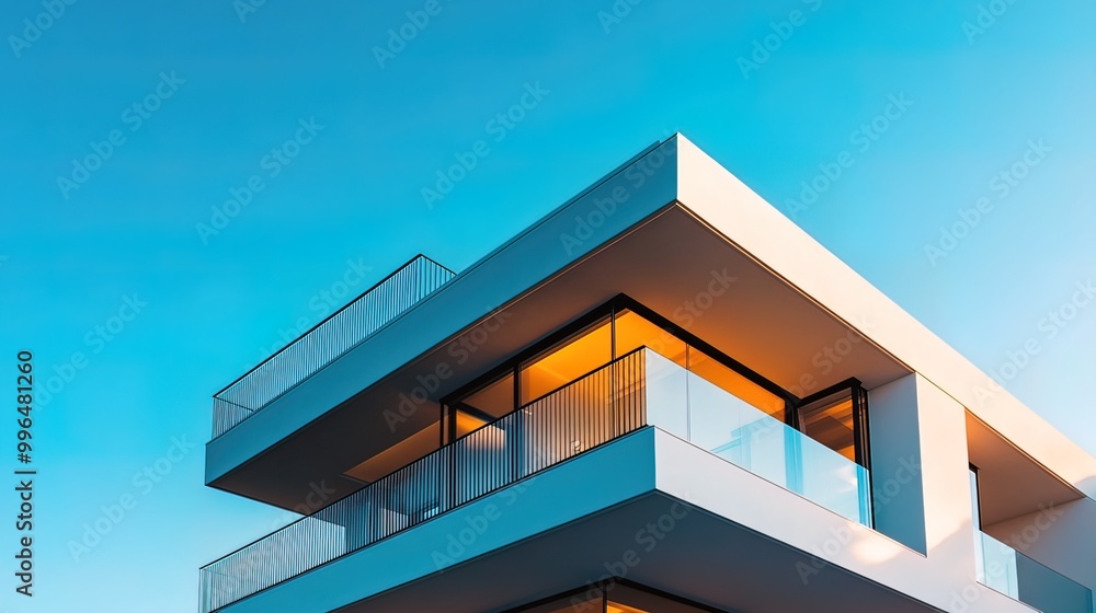 Modern Architecture with a Blue Sky Modern Architecture with a Blue Sky