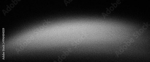 Black white grainy background, dark noisy grunge abstract monochrome gradient banner, poster cover backdrop design