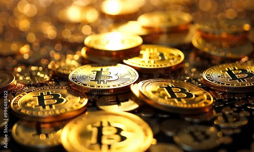 A pile of gold coins with the letter B on them Video A pile of gold coins with the letter B on them Video