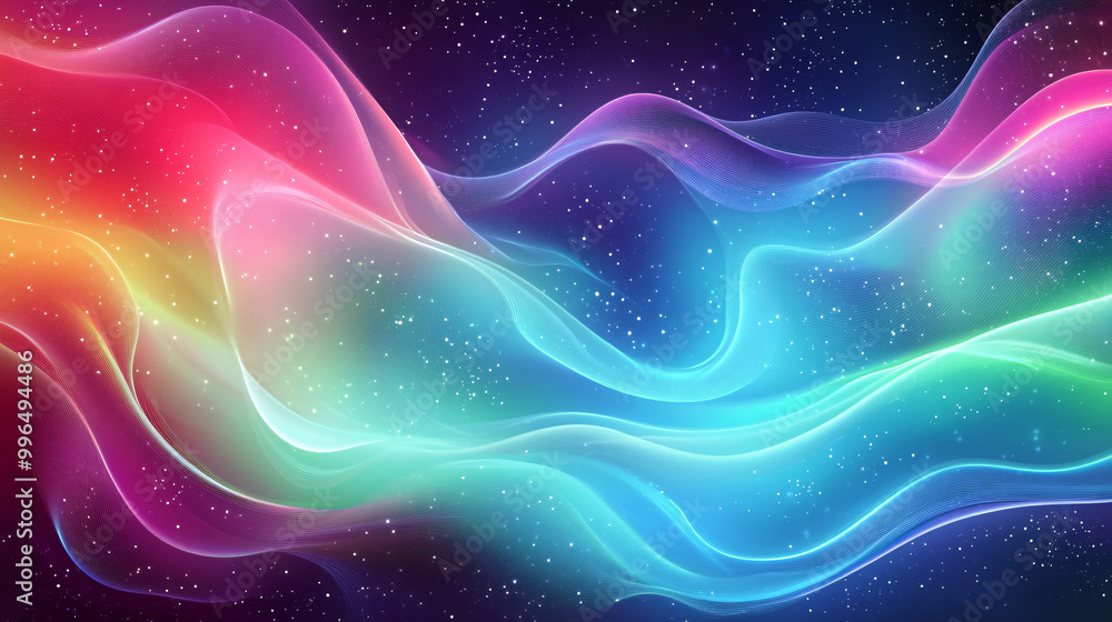 Abstract Cosmic Waves Abstract Cosmic Waves