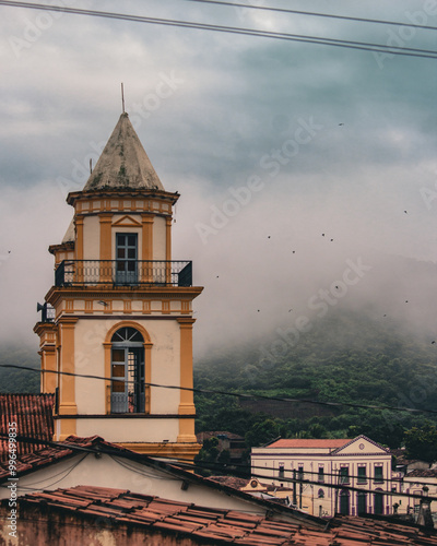 Tower of the church of Nossa Senhora da Boa Viagem, Alagoa Grande, Paraíba, Brazil photo