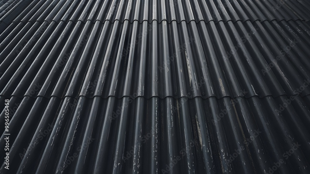 Black Corrugated Metal Roof Texture Black Corrugated Metal Roof Texture