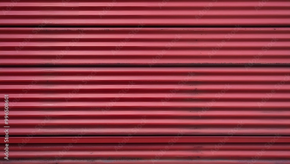 Red Corrugated Metal Texture Red Corrugated Metal Texture