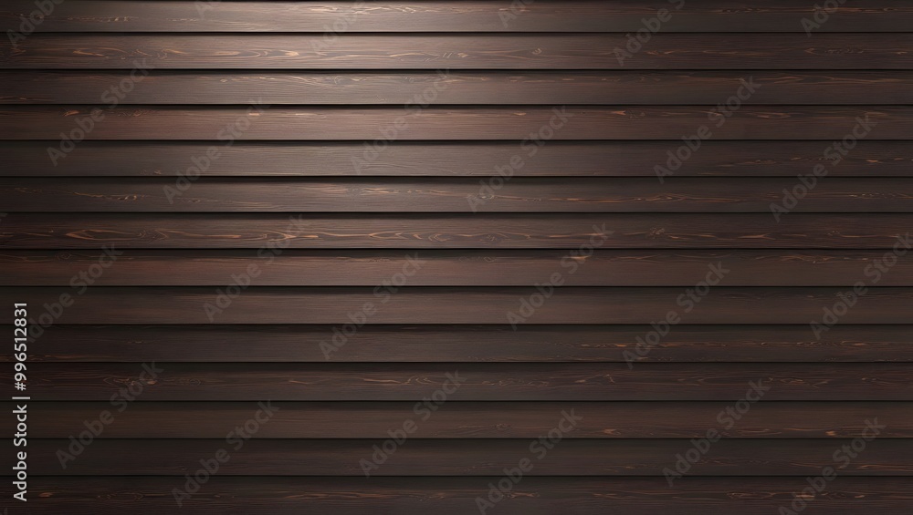 Naklejka premium Dark Brown Wood Grain Texture