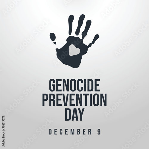 vector graphic of Genocide Prevention Day ideal for Genocide Prevention Day celebration.