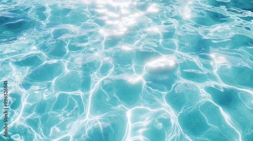 Crystal clear turquoise water reflecting sunlight, creating a serene and inviting atmosphere. Crystal clear turquoise water reflecting sunlight, creating a serene and inviting atmosphere.
