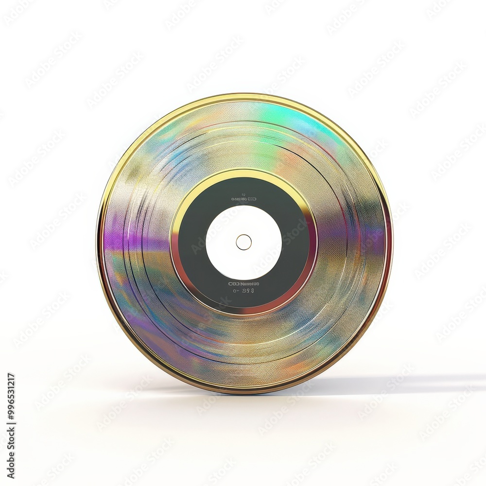 a cd cover mockup, music element, retro design, bold, isolated on white background a cd cover mockup, music element, retro design, bold, isolated on white background
