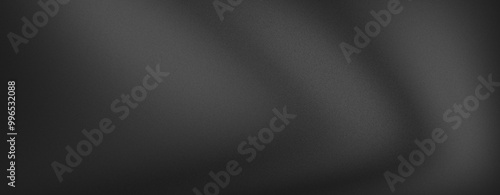 Black white grainy gradient background on dark gray noise texture banner header poster backdrop copy space