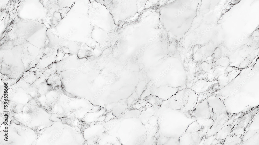 Fototapeta premium Elegant white marble texture with subtle gray veining, ideal for background applications.