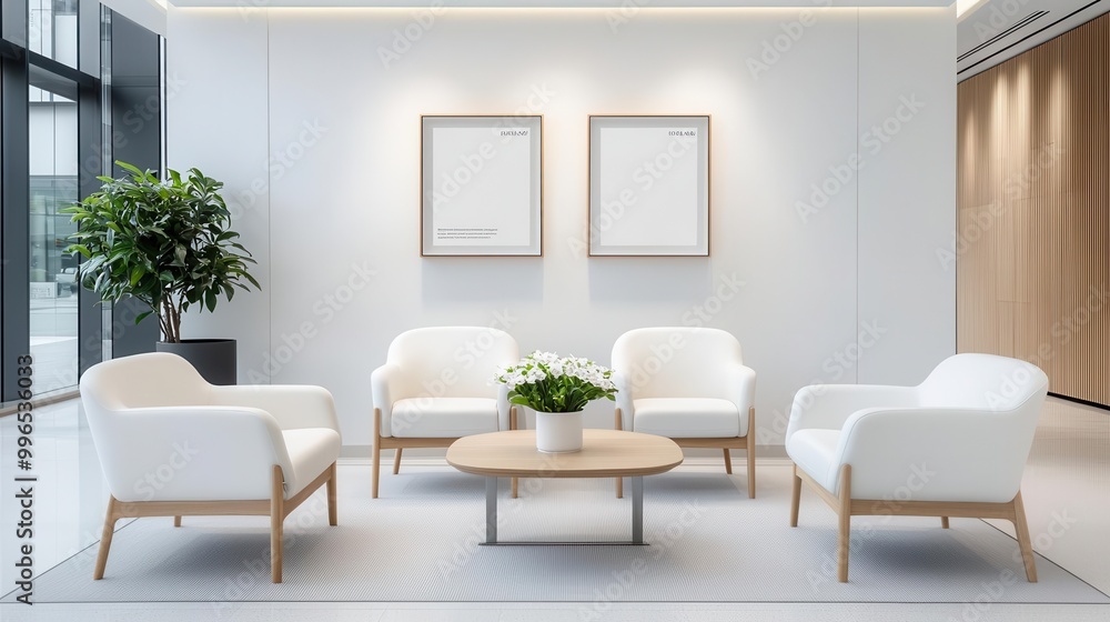High-end bank waiting area with stylish furniture, contemporary art, soft lighting, luxury client space, elegant comfort High-end bank waiting area with stylish furniture, contemporary art, soft lighting, luxury client space, elegant comfort
