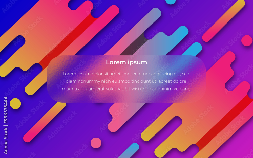 Abstract background in glass-morphism style. Abstract background in glass-morphism style.