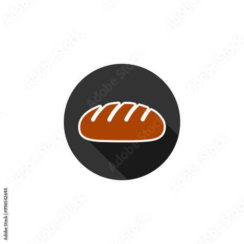 Bread icon isolated on transparent background