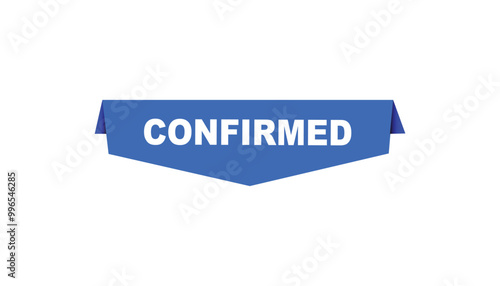 confirmed button web banner templates. Vector Illustration 

