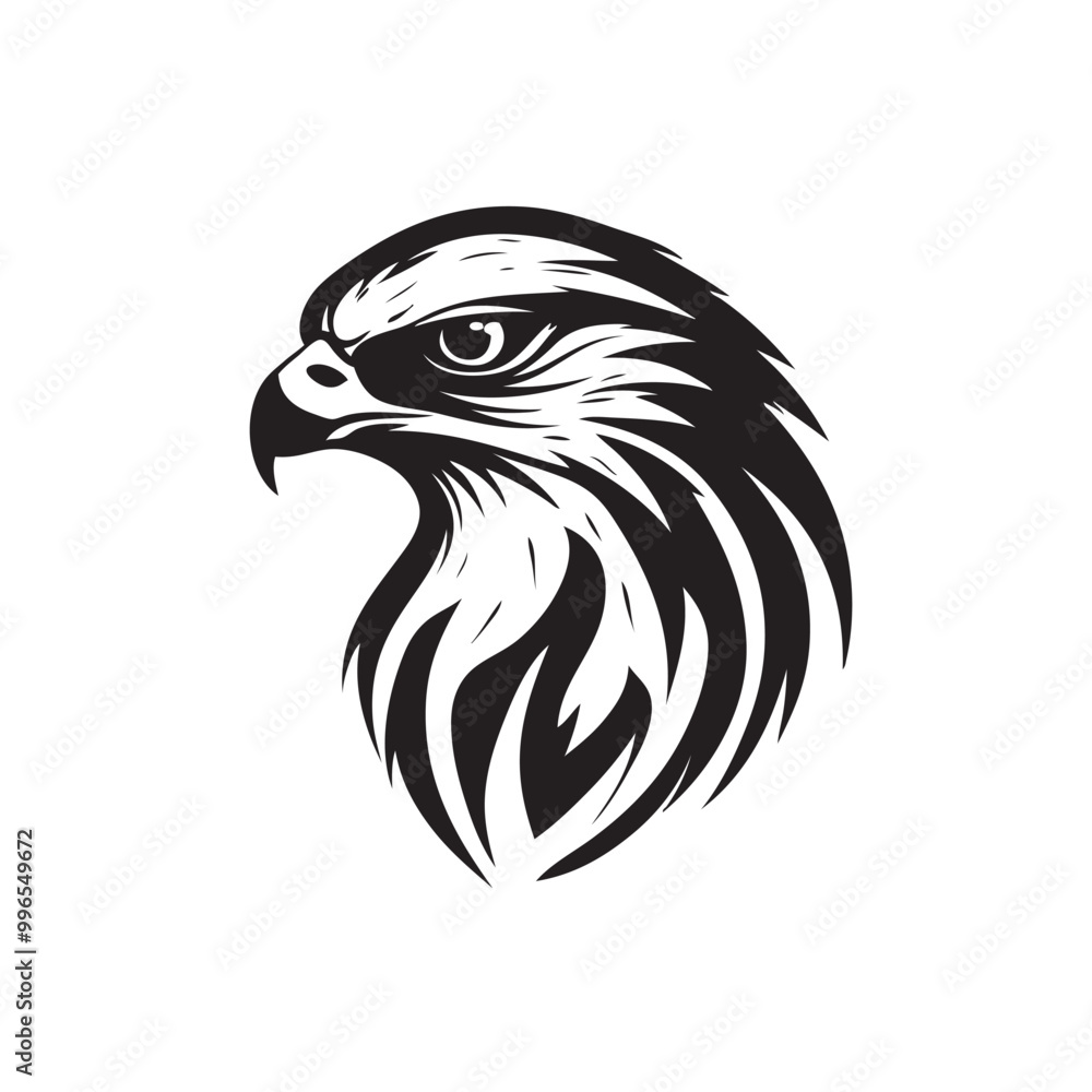 Fototapeta premium eagle head with good quality design vector illustration