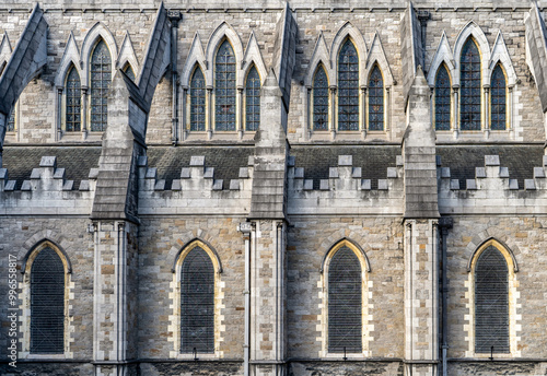 Photography Facade of Christ Church Cathedral in Dublin