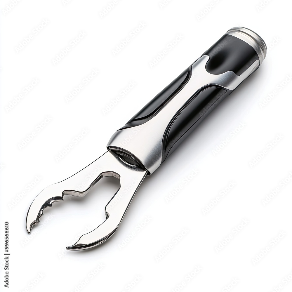 Obraz premium A sleek and modern bottle opener designed for convenience and style, perfect for any kitchen or bar setting.