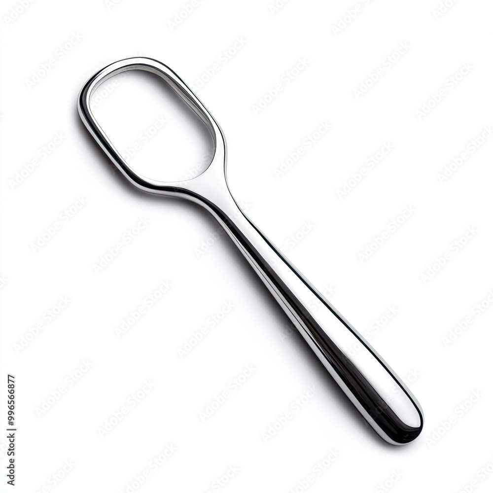 A sleek and shiny metal tool designed for effective handling and serving, ideal for various culinary applications. A sleek and shiny metal tool designed for effective handling and serving, ideal for various culinary applications.
