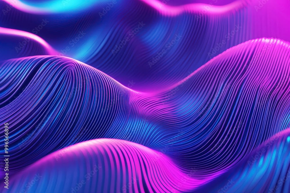 Neon Wave Abstract: Vivid, vibrant, and dynamic abstract background with neon blue and pink hues creating a flowing, wavy pattern. Perfect for futuristic, technology, or music-related projects. Neon Wave Abstract: Vivid, vibrant, and dynamic abstract background with neon blue and pink hues creating a flowing, wavy pattern. Perfect for futuristic, technology, or music-related projects.