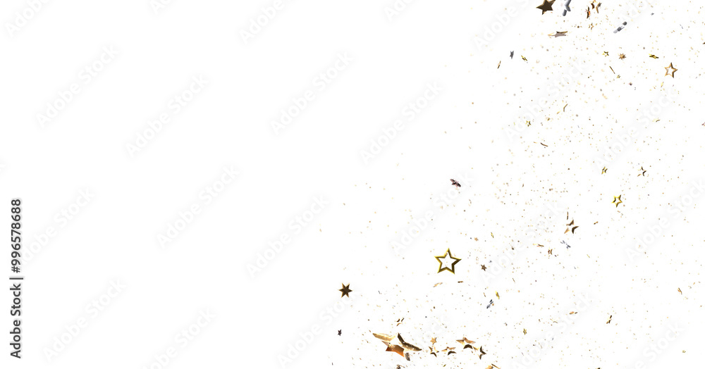 Obraz premium XMAS Stars - Glossy 3D Christmas star icon. Design element for holidays. -