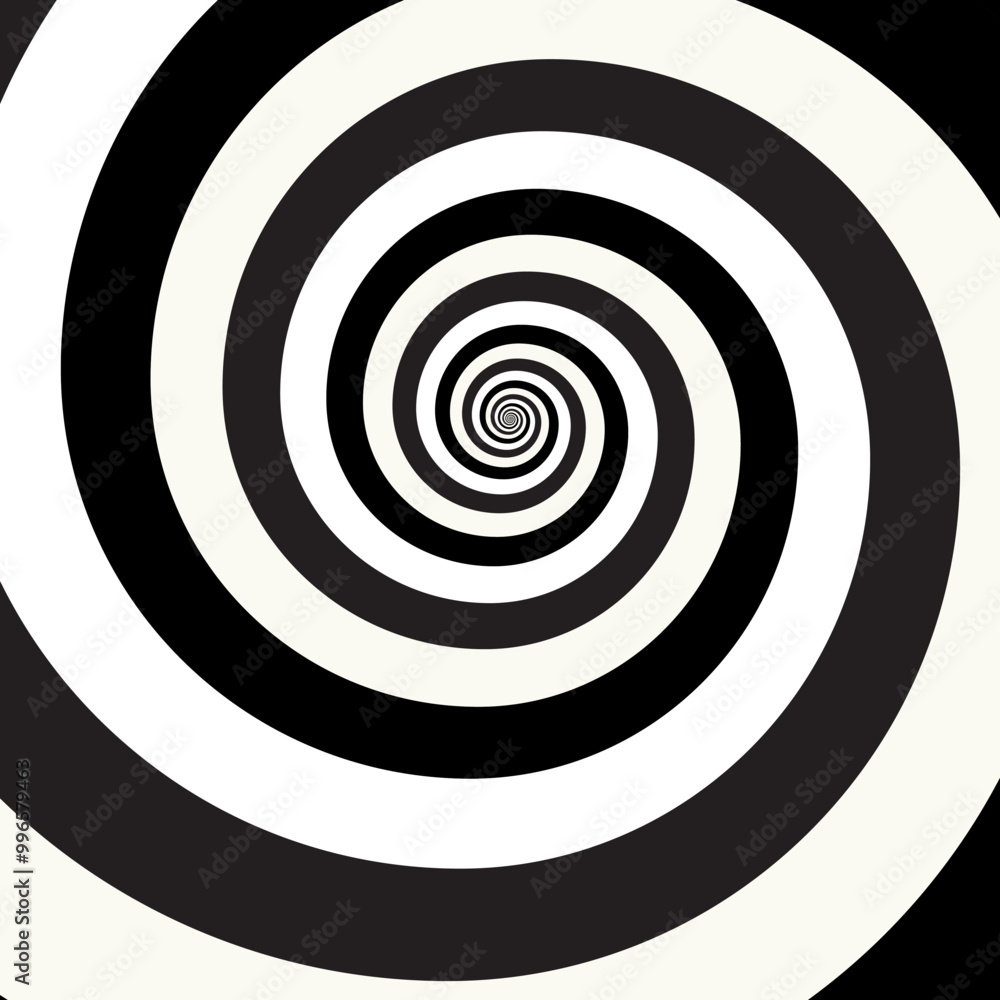 Artistic spiral shape. Vector drawing Artistic spiral shape. Vector drawing