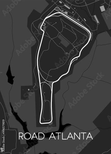 Raceway Road Atlanta Track Map Motor sports facility with a world-class track, professional amateur races driving school.