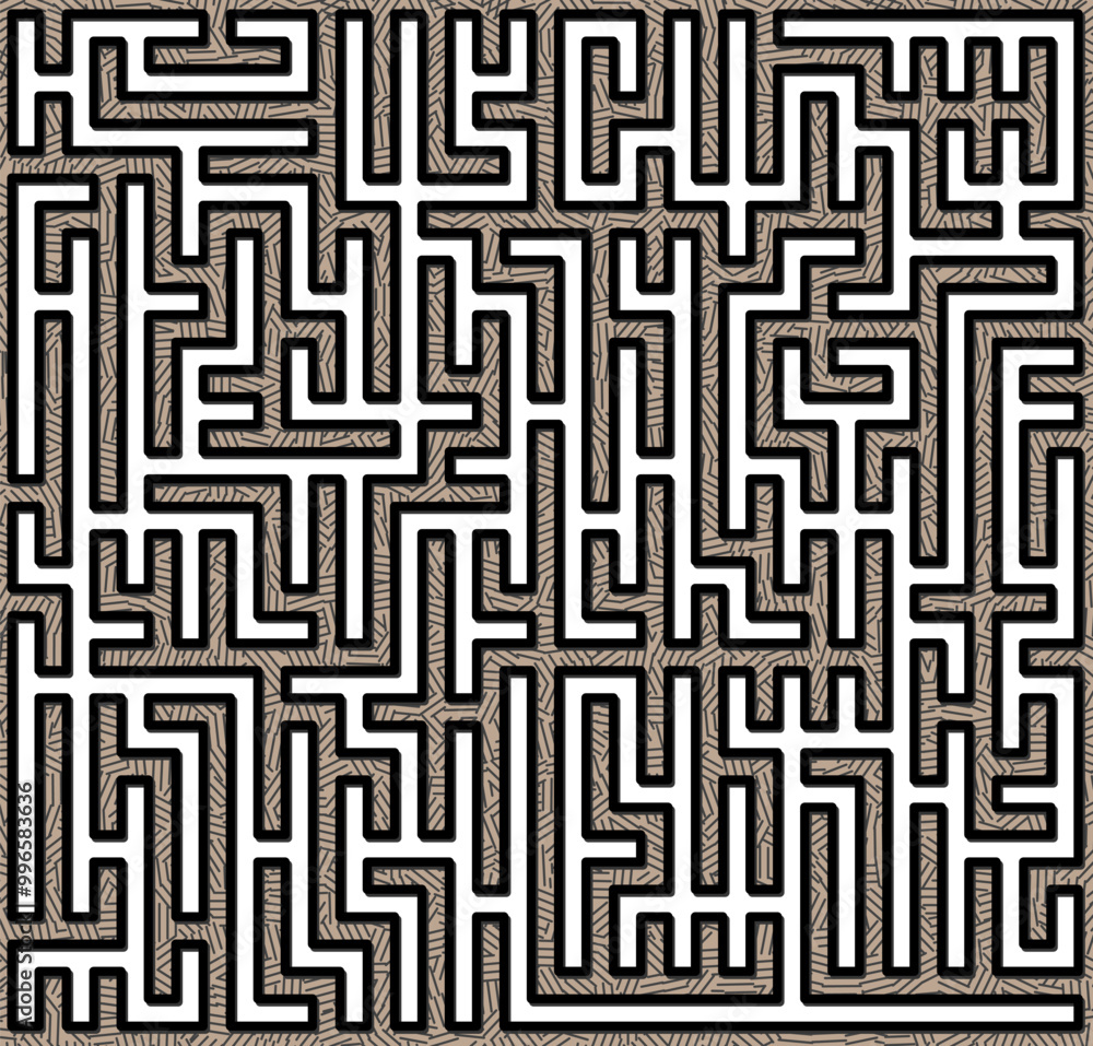 Pattern Maze Vector illustration Background Pattern Maze Vector illustration Background