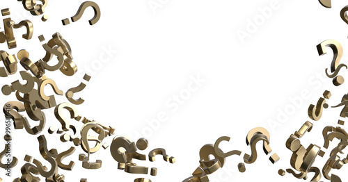 question marks background. ...