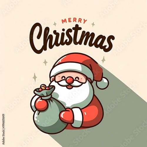 Merry Christmas greetings poster