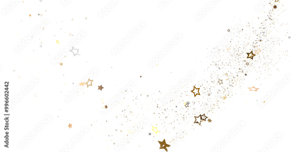 Abstract Gold and White Sparkles on Black Abstract Gold and White Sparkles on Black